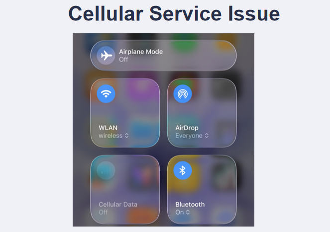 cellular service issue