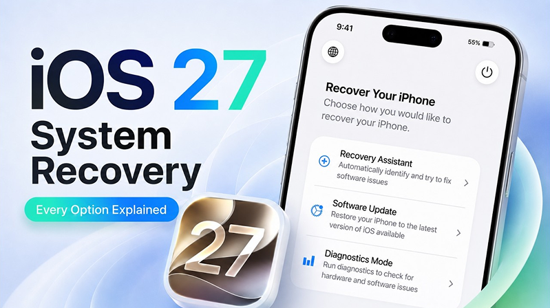 استرداد نظام iOS 27