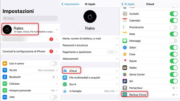 eseguire il backup WhatsApp iPhone su Mac