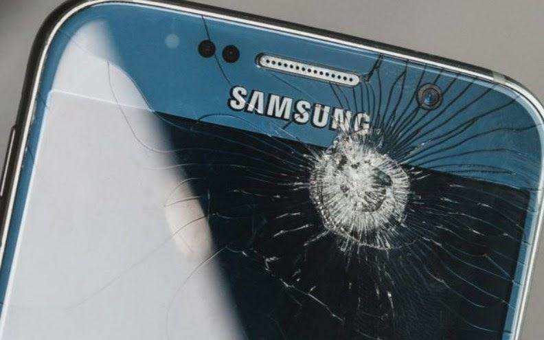 samsung schermo nero 8