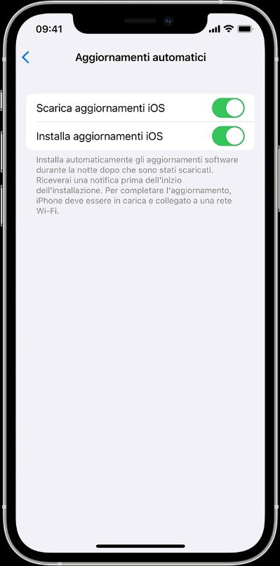 aggiornamenti automatici