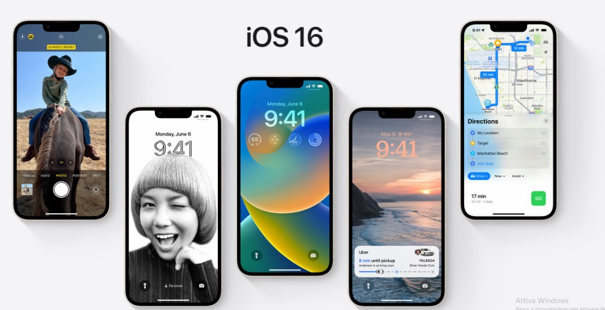 rilascio iOS 16