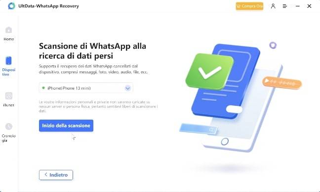 come vedere i messaggi whatsapp cancellati su iphone senza backup-1