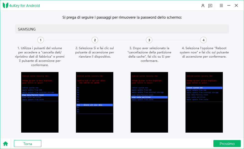 4ukey for android reboot system