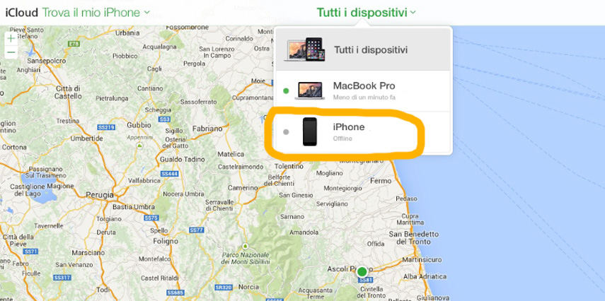 trova il mio iphone