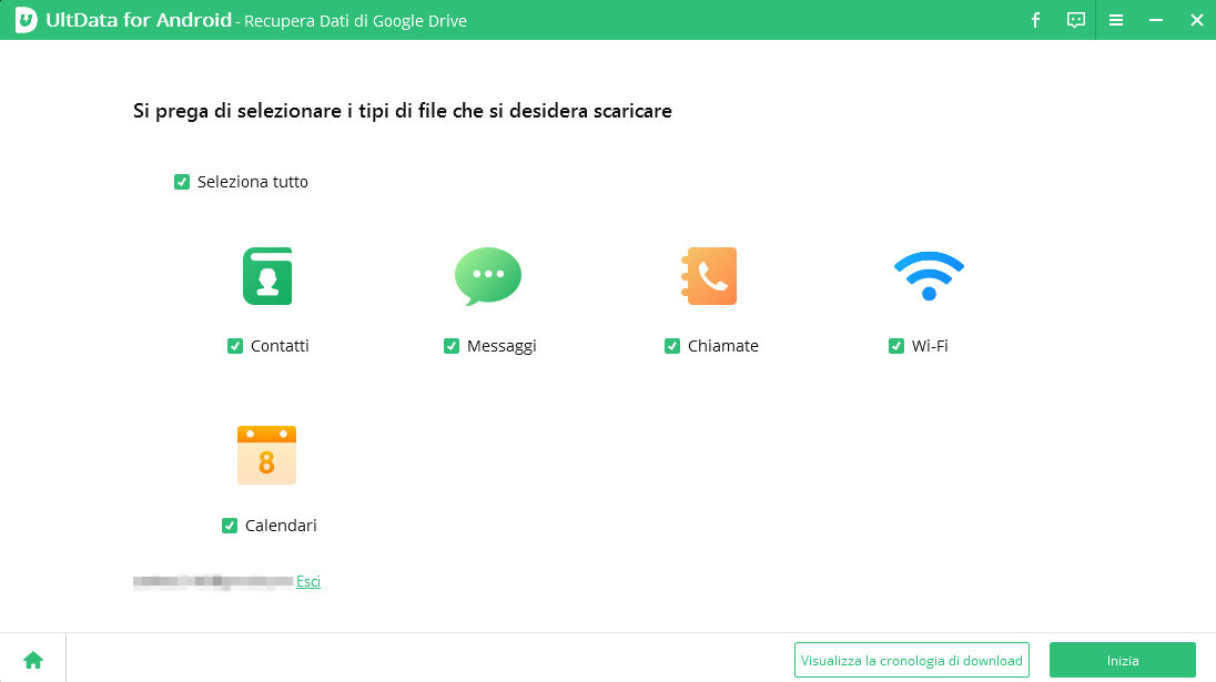 Recupera Dati Google Drive