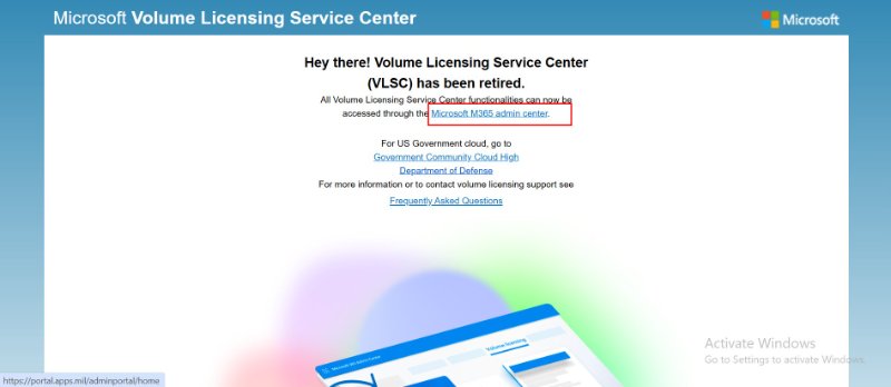  microsoft volume licensing service center