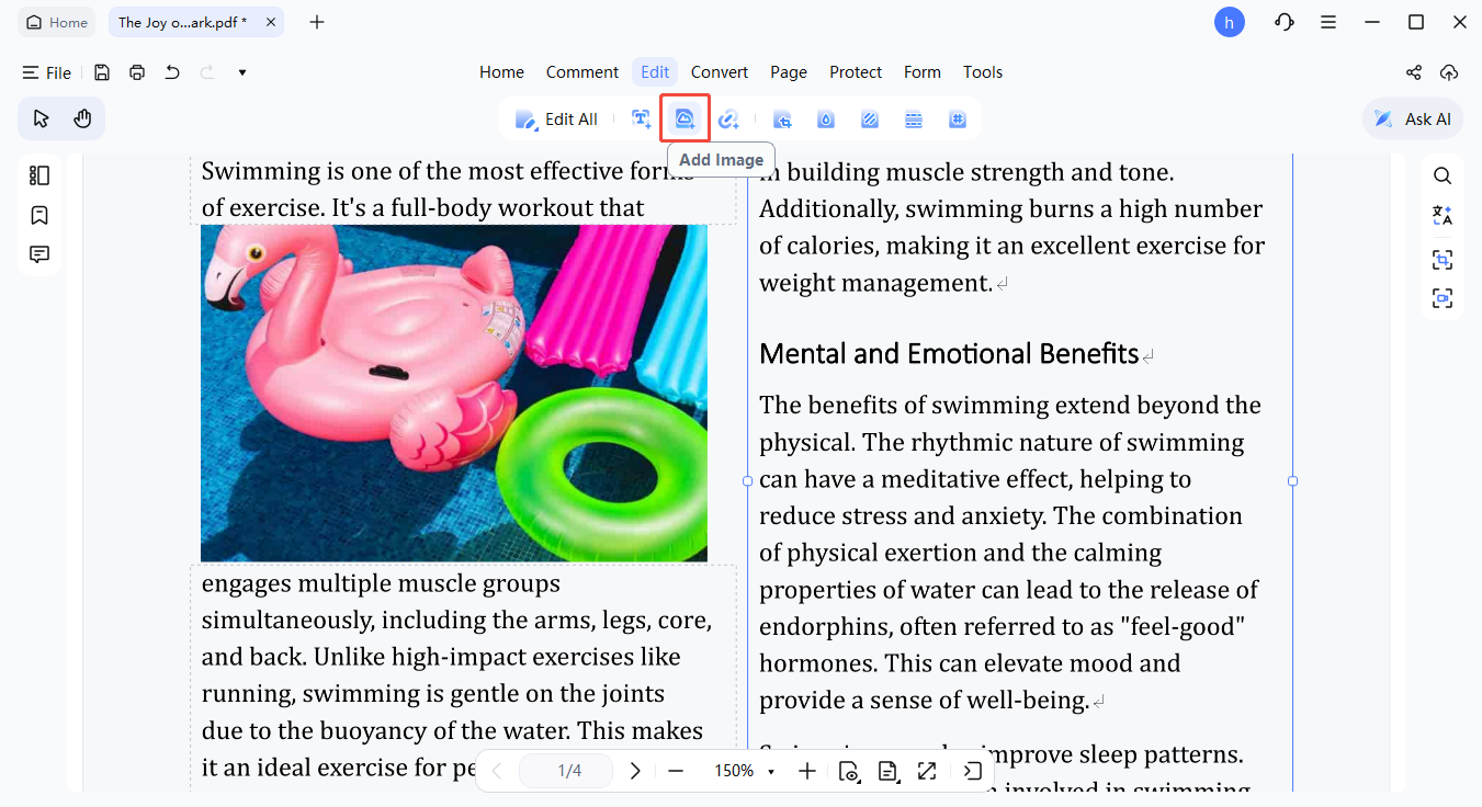insertar imagen en pdf