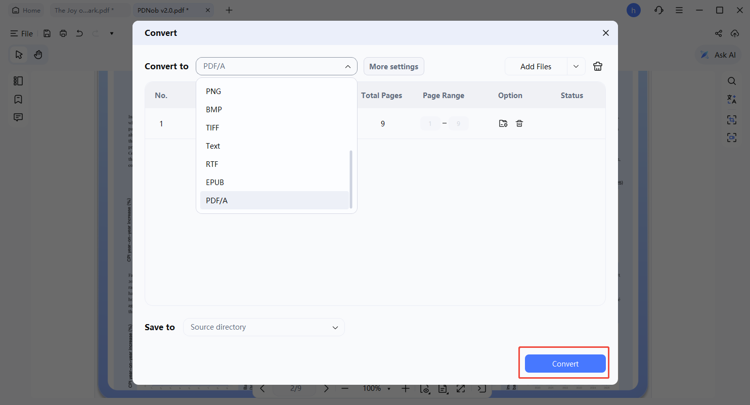 convertir pdf a pdf/a
