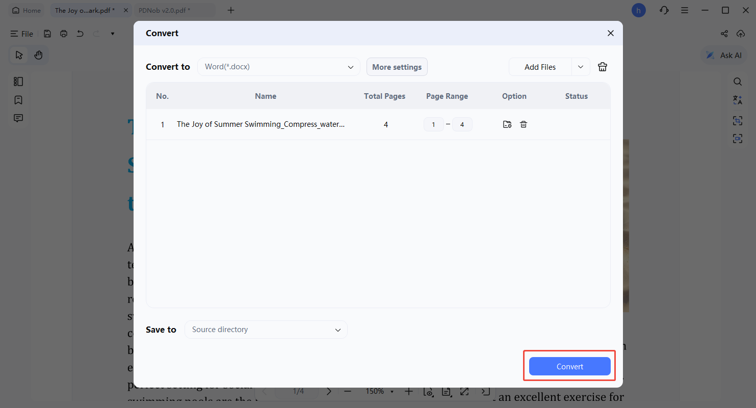 convertir pdf a word