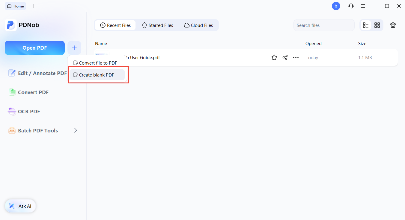 documento pdf en blanco
