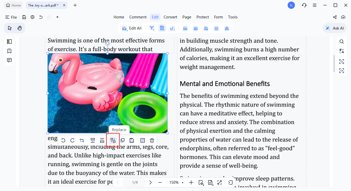 insertar imagen en pdf