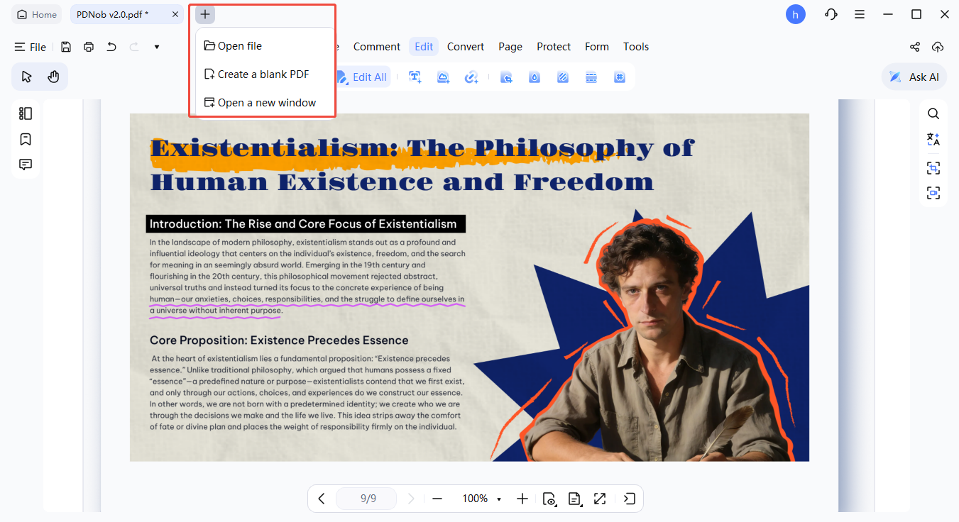abrir múltiples archivos pdf