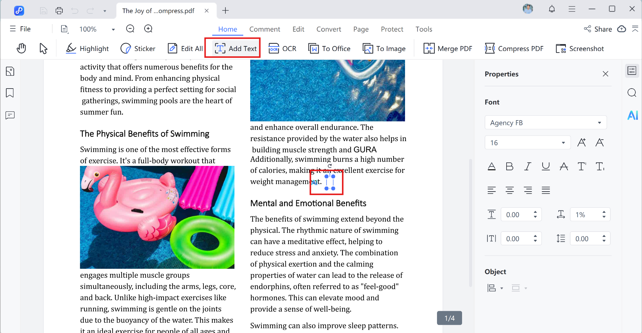 How to Add Text Box to PDF - Adobe/Online/Free