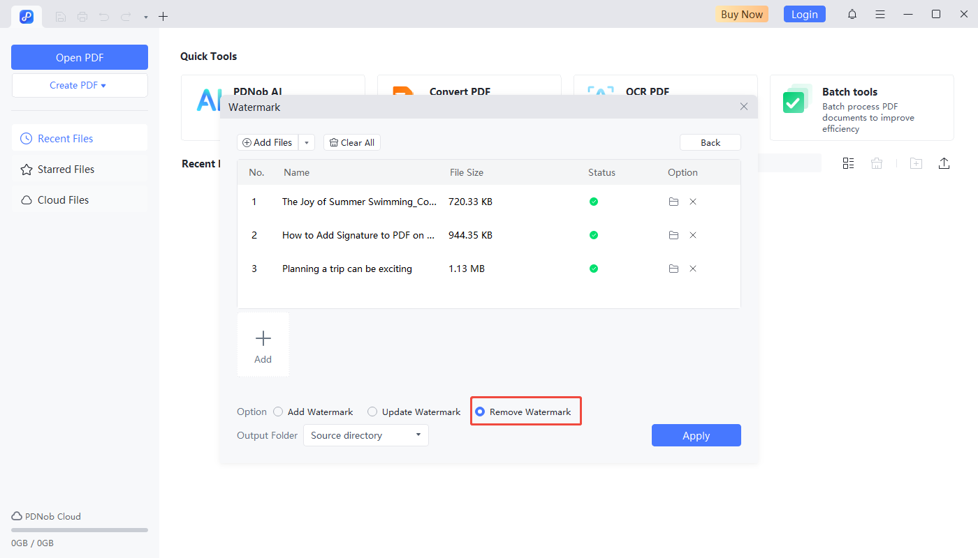 batch remove watermark pdf