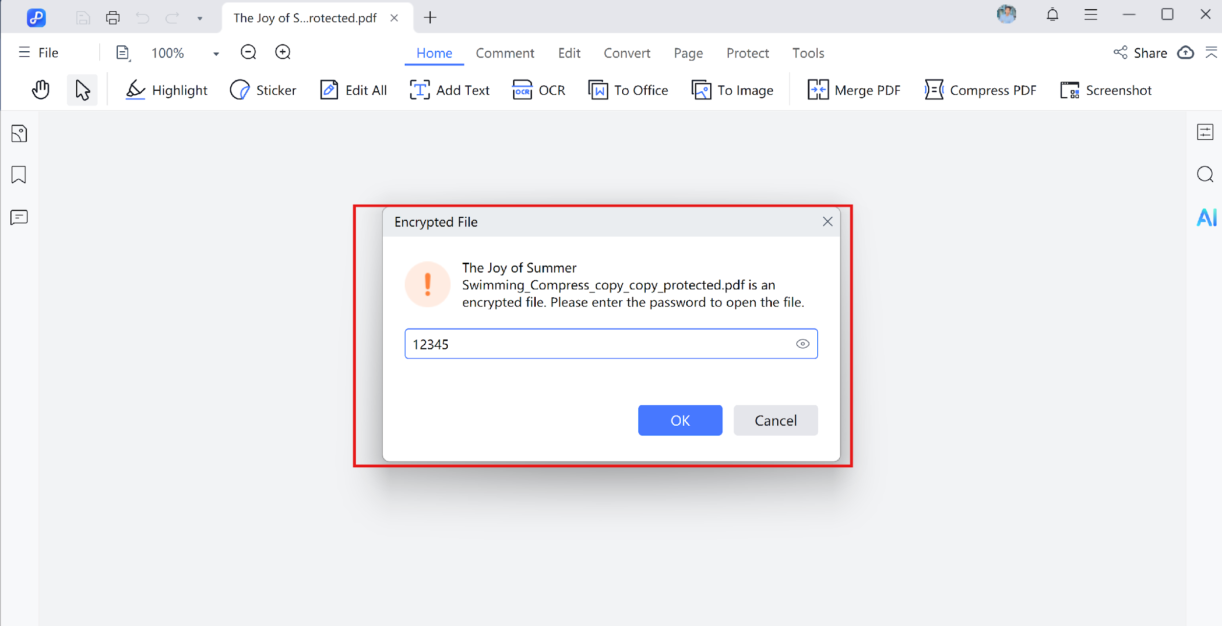 How to Take Password off PDF in Foxit Reader/PDF Editor
