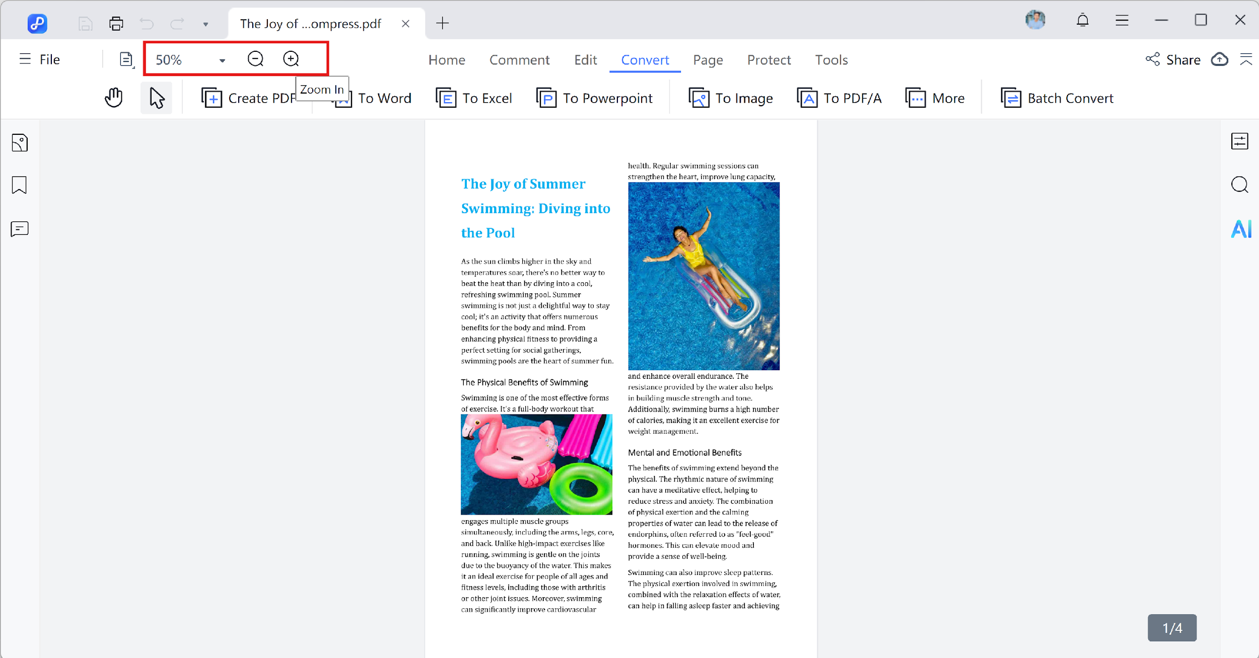 navigating a pdf