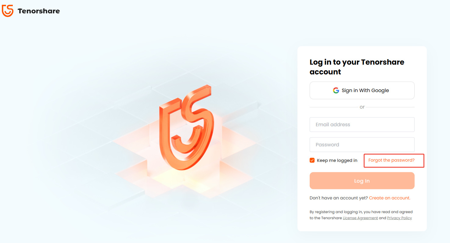 Forgot your password