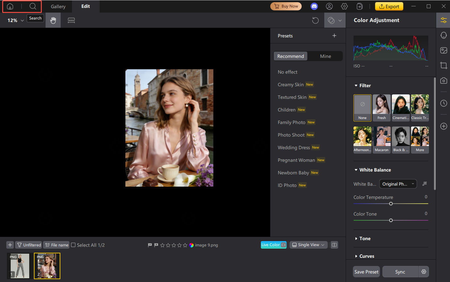 pixpretty Home & Search