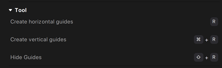 Werkzeuge Tastenkürzel