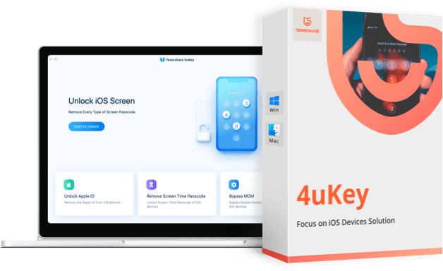 4uKey iPhone passcode unlocker box