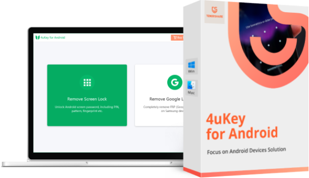 4ukey for android is a professional android unlocker