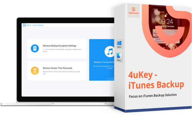 4ukey iTunes reservekopie Ontgrendeling - Productdoos