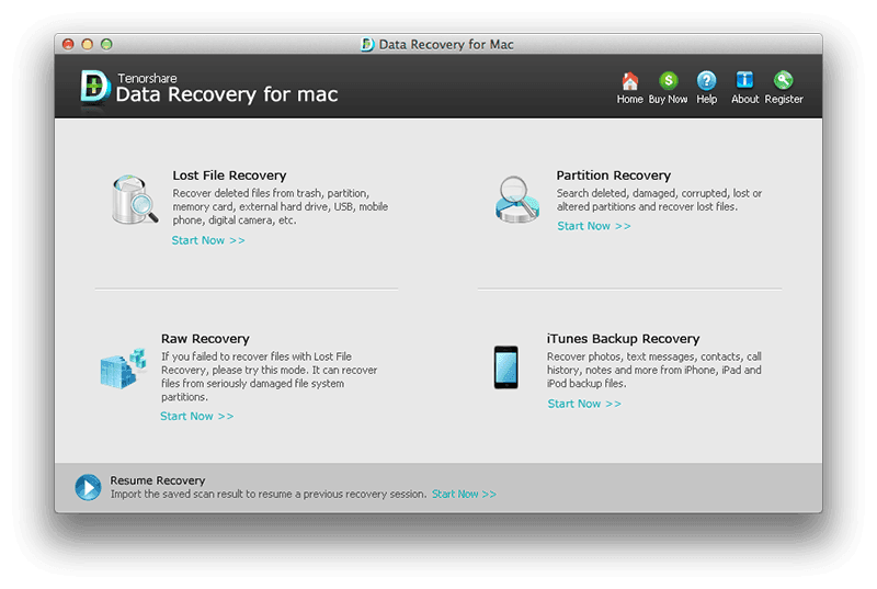 Recover lost or deleted data for Mac