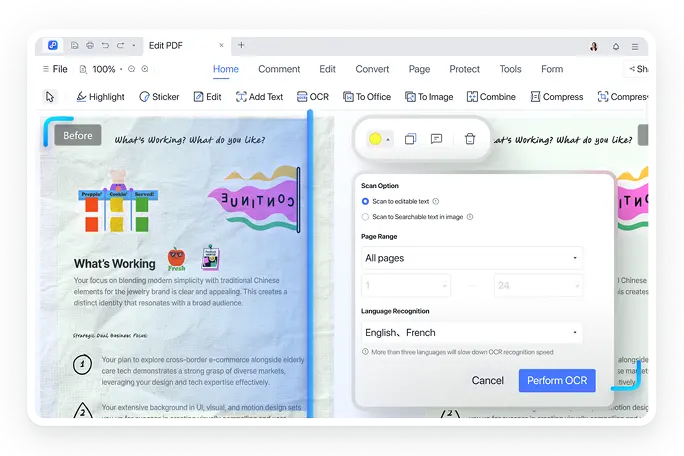 pdnob pdf editor ocr pdf mobile