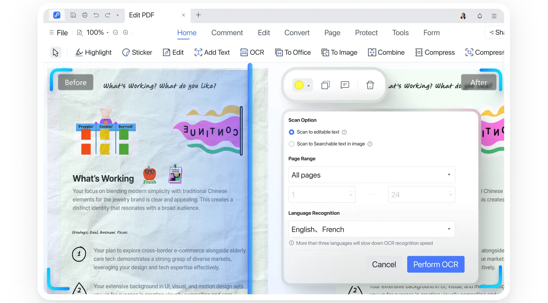 pdnob pdf editor ocr pdf