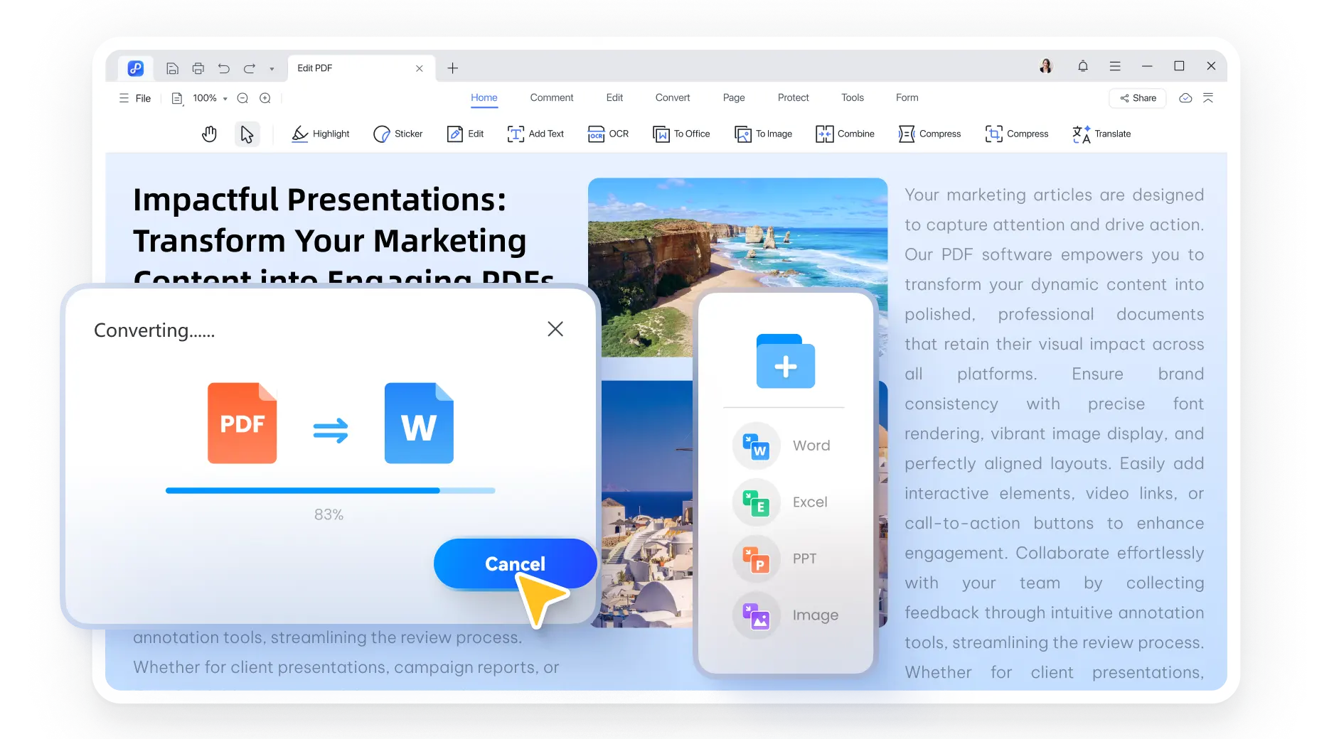 pdnob pdf editor create pdf