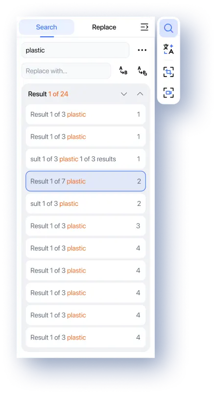 Intelligent Search and Replace