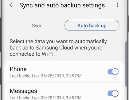 Сделать резервную копию Samsung S22 через Samsung Cloud