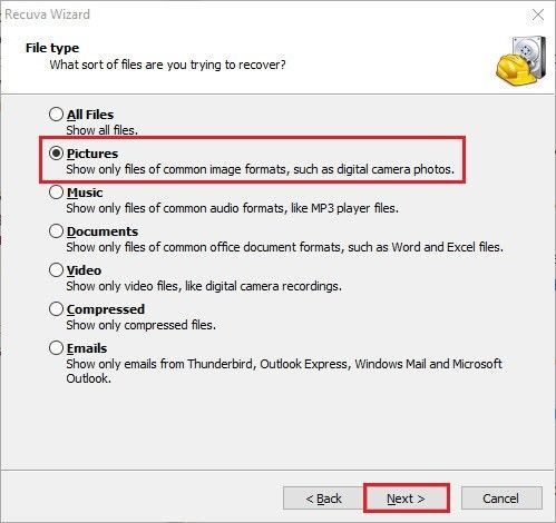 как вернуть фотографии на телефоне андроид через Recuva