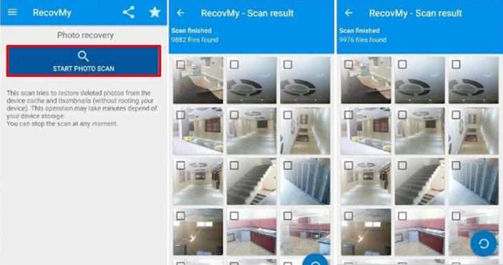 восстановить удаленные фото на телефоне Xiaomi через Recovmy