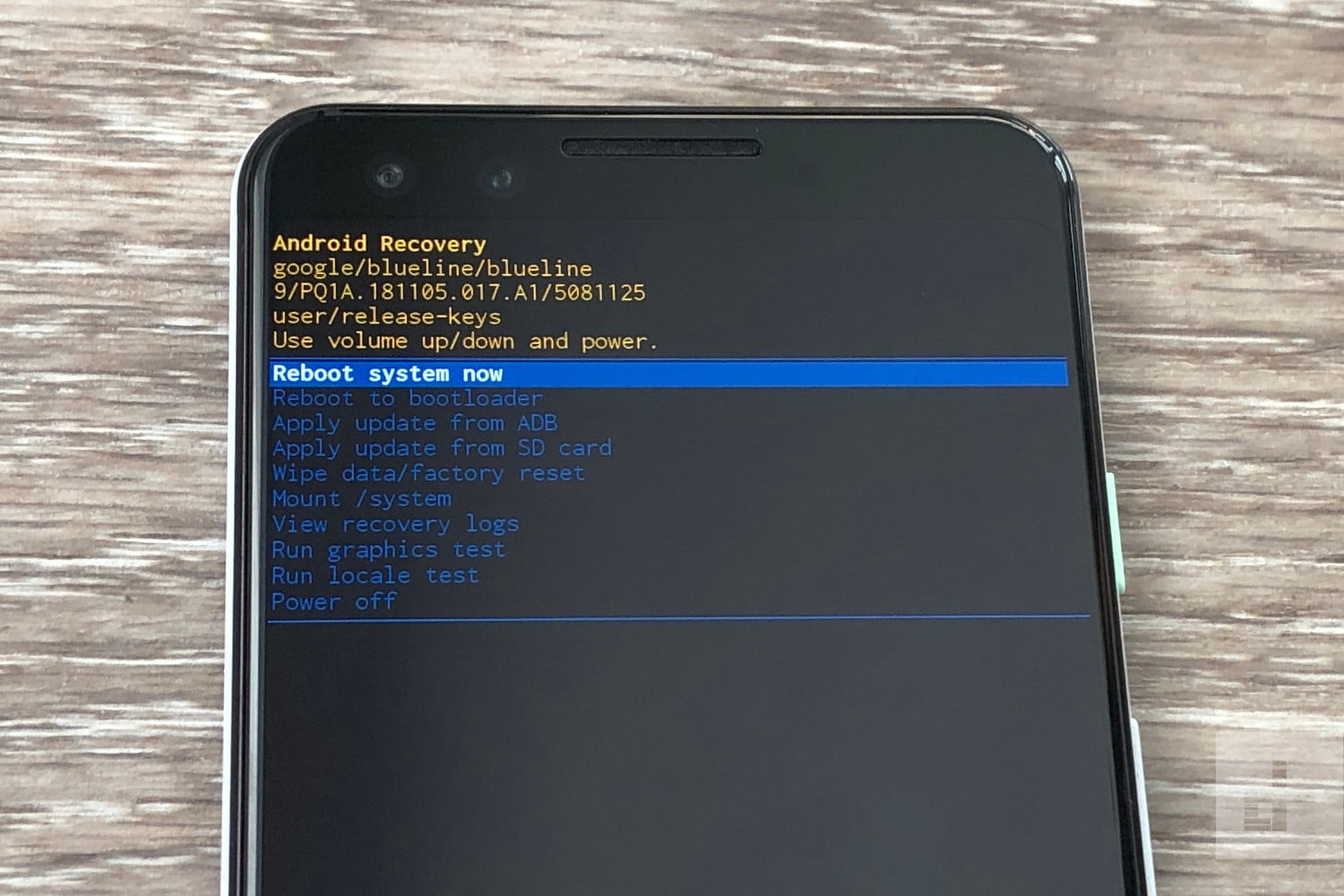 reboot to bootloader