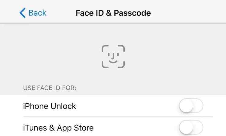 разблокировать face id