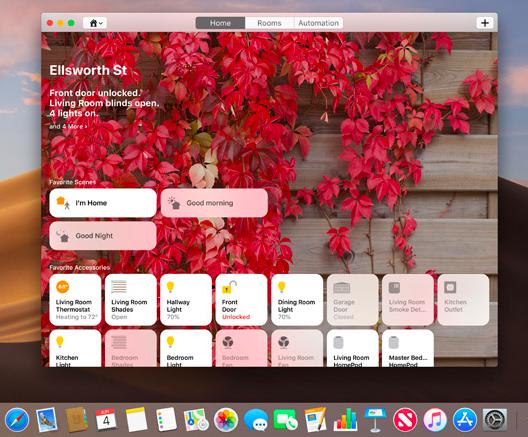 Функция Desktop Stacks