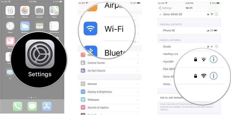 проверить соединенеие wifi