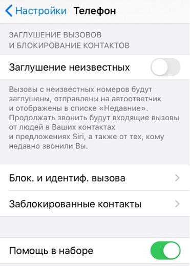 Заблокированные контакты
