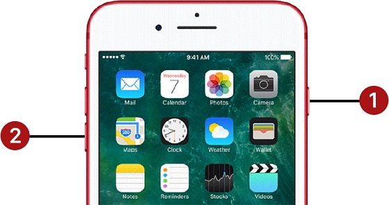 жесткая перезагрузка iPhone 7