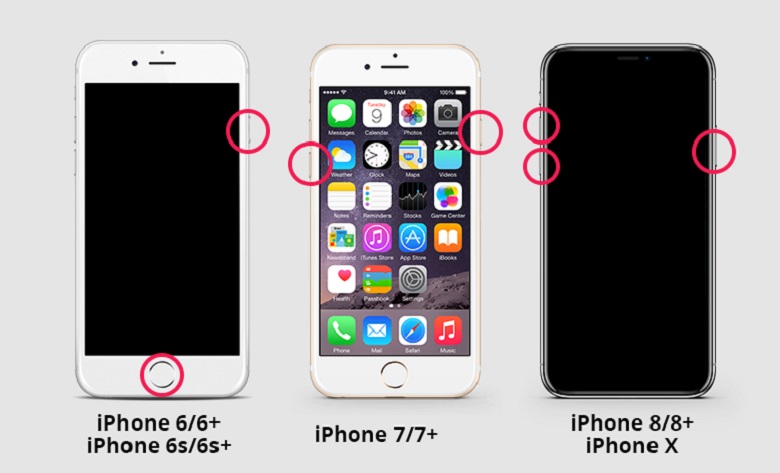 Жесткий перезапуск iPhone