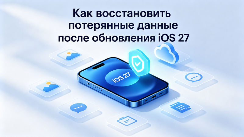 восстановление потерянных данных после обновления до iOS 27
