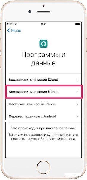 перенести файл с айфон на айфон через itunes