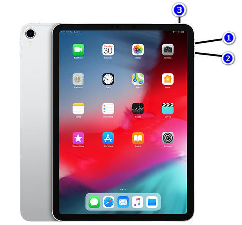 перезапустите iPad Pro