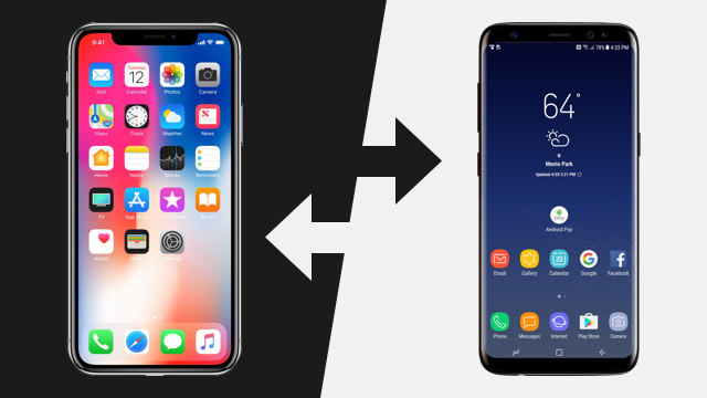 передать видео с айфона на Samsung