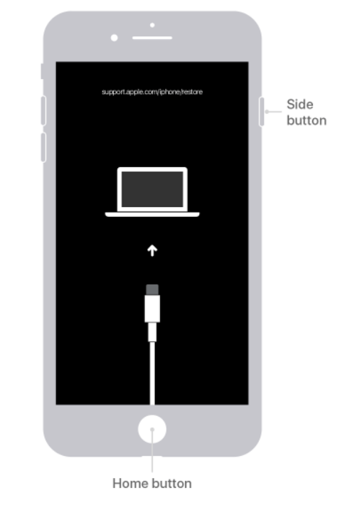 iphone 6  войти в режим восстановления