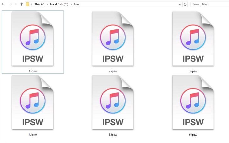 Файлы ipsw