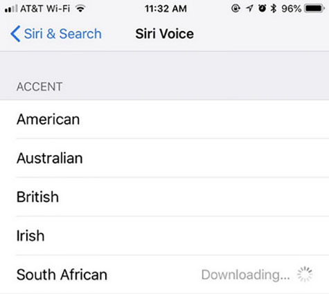 Siri голос