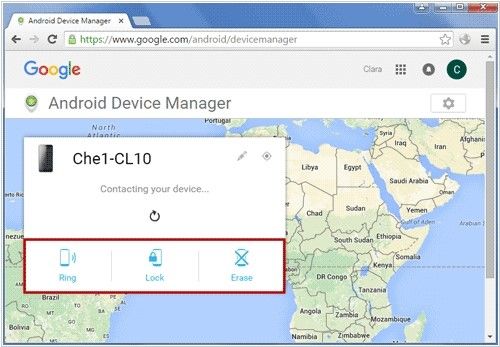 снять графический ключ Самсунг через Android Device Manager